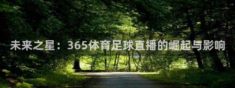 919体育直播下载：未来之星：365体育足球直播的崛起与影响